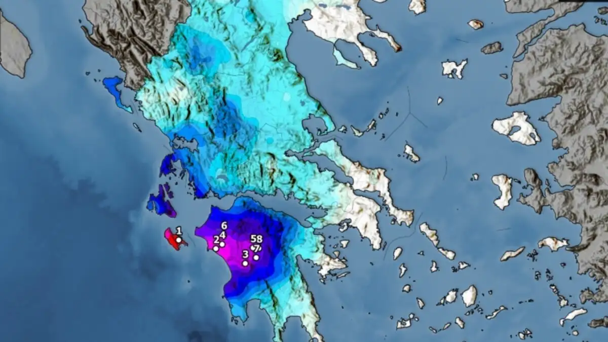 Ζάκυνθος: Προβλήματα στις πτήσεις λόγω της κακοκαιρίας – Στα 114mm το ύψος βροχής