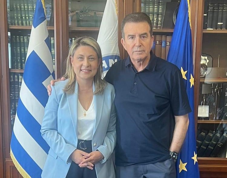 Χριστίνα Αλεξοπούλου: Συνάντηση με Μ. Χρυσοχοϊδη για την ενίσχυση της αστυνομίας στην Αχαΐα
