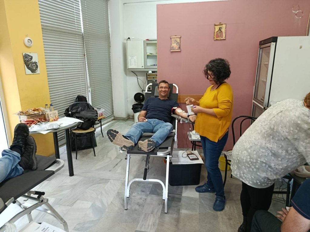 Μεγάλη ανταπόκριση στην εθελοντική αιμοδοσία της Ένωσης Αστυνομικών Υπαλλήλων Αχαΐας