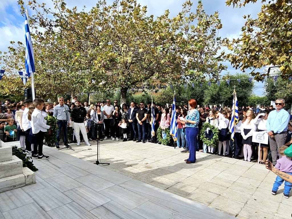 Τελετή Τιμής για την Εθνική Επέτειο της 28ης Οκτωβρίου από τους μαθητές του Δήμου Ζαχάρως