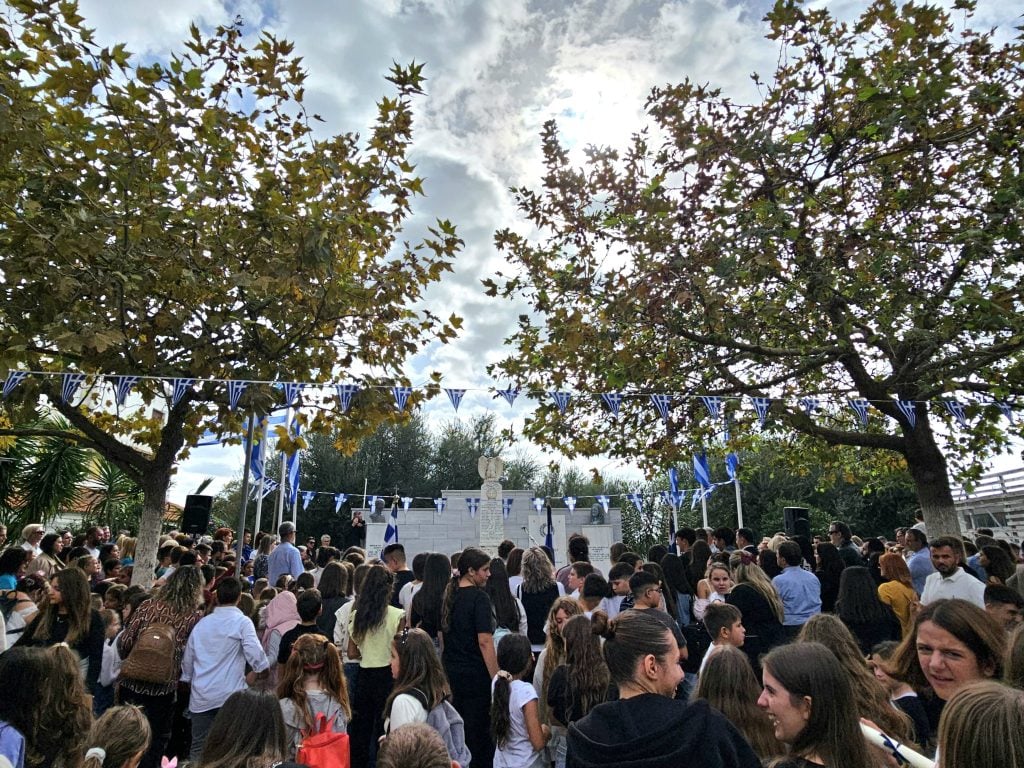 Τελετή Τιμής για την Εθνική Επέτειο της 28ης Οκτωβρίου από τους μαθητές του Δήμου Ζαχάρως