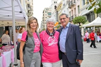 Κώστας Πελετίδης και Βίβιαν Σαμούρη στο Pink The City