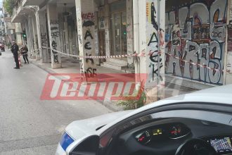 Πάτρα: Σοβάδες έπεσαν δίπλα από σχολείο - Από θαύμα δεν υπήρξε τραυματισμός μαθητή ΦΩΤΟ