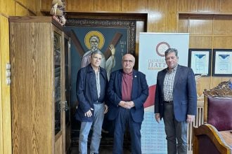 Δημήτρης Παλούμπης: Συνάντηση με τον Πρύτανη του Πανεπιστημίου Πατρών