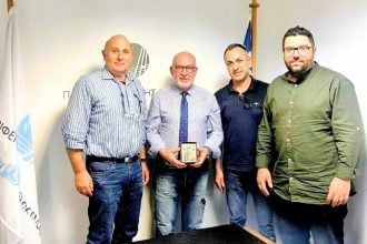 Συνάντηση του Εμπορικού Συλλόγου Αρχαίας Ολυμπίας με τον Αντιπεριφερειάρχη Τουριστικής Ανάπτυξης Π. Σακελλαρόπουλο