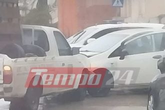 Πάτρα: Τροχαίο στην οδό Αγίας Σοφίας – φωτό