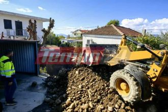 Καλύπτεται ο κρατήρας στις Φυτείες Αιτωλοακαρνανίας - Σε εξέλιξη οι εργασίες αποκατάστασης από την καθίζηση  (ΦΩΤΟ)