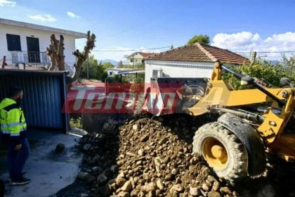 Καλύπτεται ο κρατήρας στις Φυτείες Αιτωλοακαρνανίας - Σε εξέλιξη οι εργασίες αποκατάστασης από την καθίζηση  ΦΩΤΟ