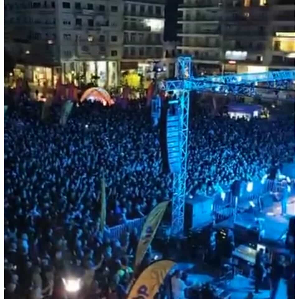 “Βούλιαξε” η Πλατεία Γεωργίου για Κότσιρα – Πορτοκάλογλου στο welcome to up του Πανεπιστημίου Πατρών ΦΩΤΟ