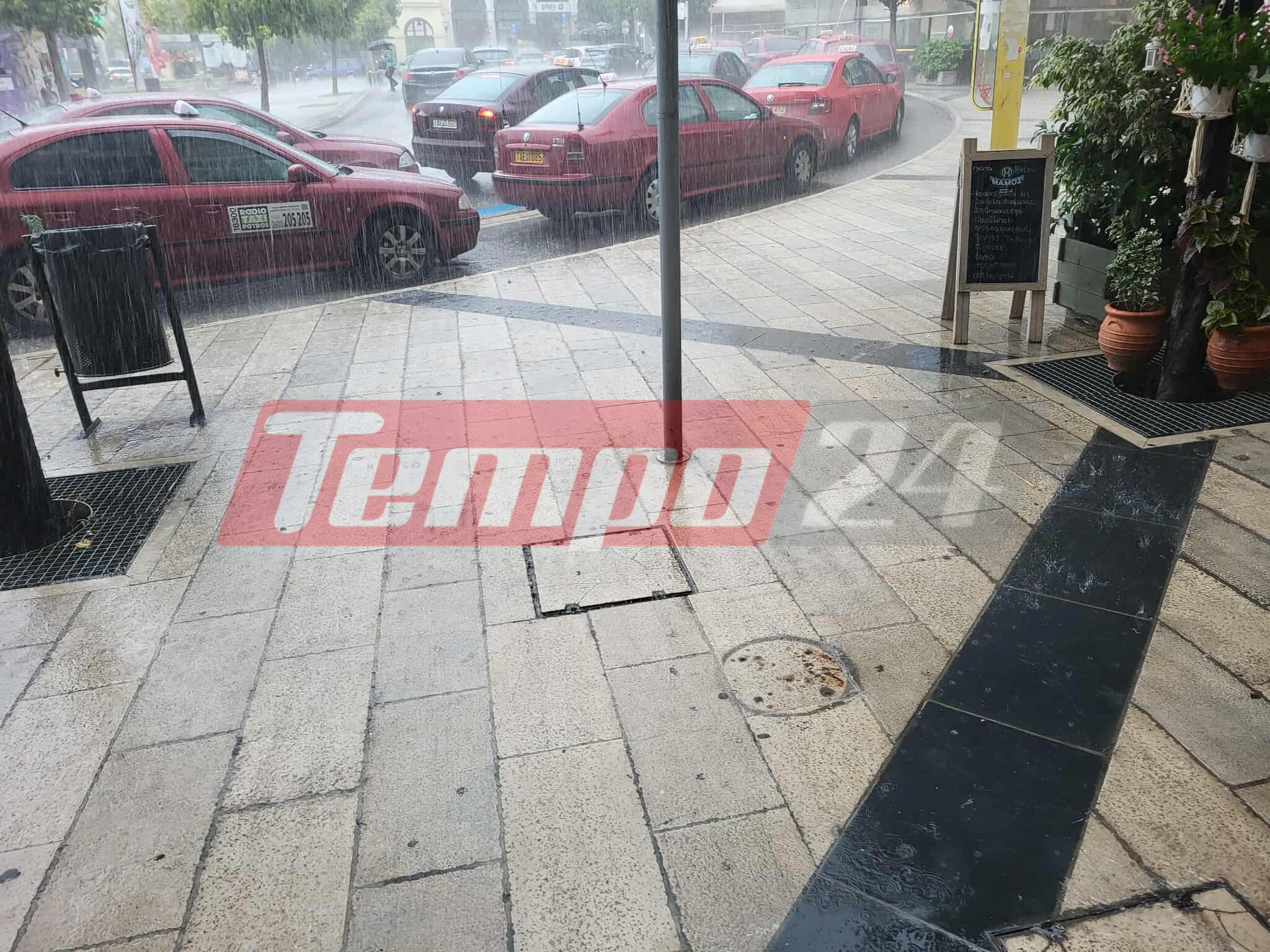 Πάτρα-Κακοκαιρία: Νέα ισχυρή καταιγίδα με χαλάζι το μεσημέρι-ΦΩΤΟ & ΒΙΝΤΕΟ