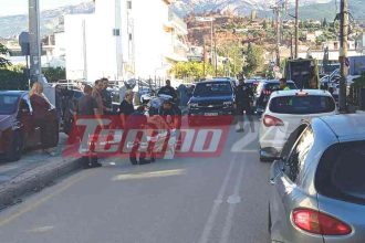 Πάτρα: Τροχαίο με δίκυκλο - Εκτινάχθηκε γυναίκα οδηγός (ΦΩΤΟ)