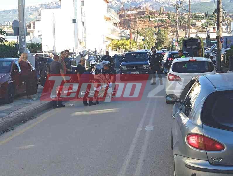 Πάτρα: Τροχαίο με δίκυκλο - Εκτινάχθηκε γυναίκα οδηγός (ΦΩΤΟ)