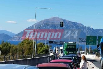 Πάτρα: Ουρές χιλιομέτρων στην Περιμετρική της Πάτρας εξαιτίας βλάβης σε φορτηγό - ΦΩΤΟ