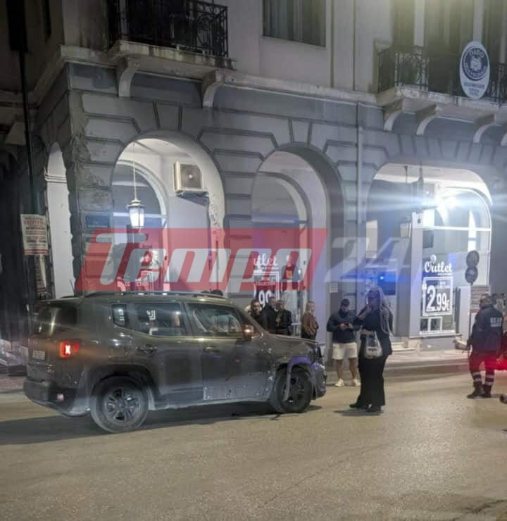 Τροχαίο τη νύχτα στο κέντρο της Πάτρας - Ένας τραυματίας ΦΩΤΟ