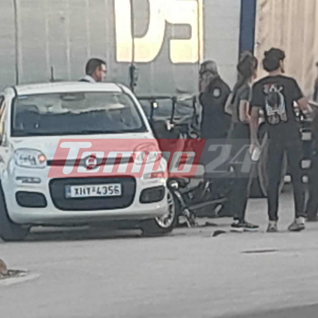 Πάτρα: Αναστάτωση από τροχαίο στην Παραλία (ΦΩΤΟ)