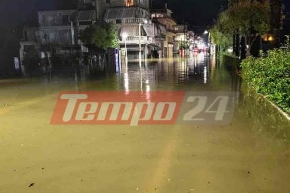 Μεσολόγγι - Αιτωλικό: Δύσκολη νύχτα για τους κατοίκους - Μετρούν τις πληγές τους από τις νέες πλημμύρες (ΦΩΤΟ)