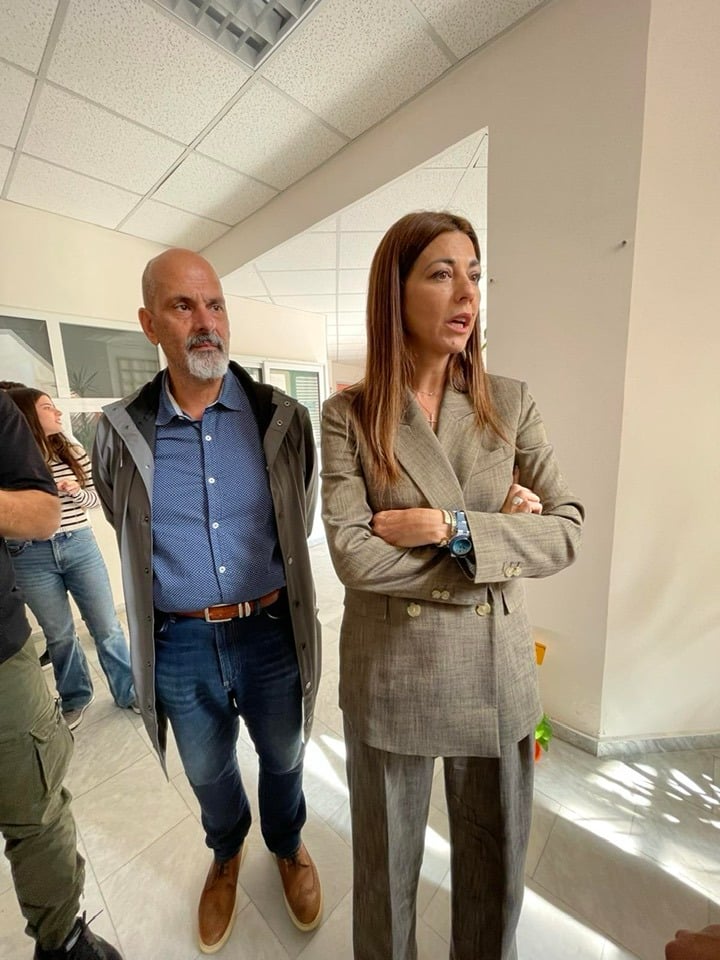 Χαράλαμπος Μπονάνος: Με την υπουργό Παιδείας στο Μεσολόγγι ΦΩΤΟ