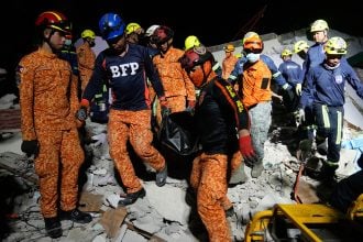 Φιλιππίνες: Τουλάχιστον 72 νεκροί και 294 τραυματίες από τον ισχυρό σεισμό των 6,9 Ρίχτερ