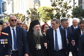 Πάτρα: Η δημοτική αρχή στις εκδηλώσεις για την εθνική επέτειο της 28ης Οκτωβρίου