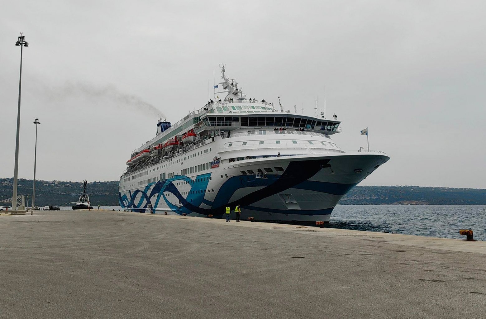 Δρακόντεια μέτρα ασφαλείας στο Κατάκολο για το πλοίο με τους ισραηλινούς ΦΩΤΟ