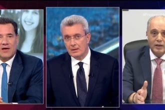 Σφοδρή τηλεοπτική κόντρα Βελόπουλου-Γεωργιάδη