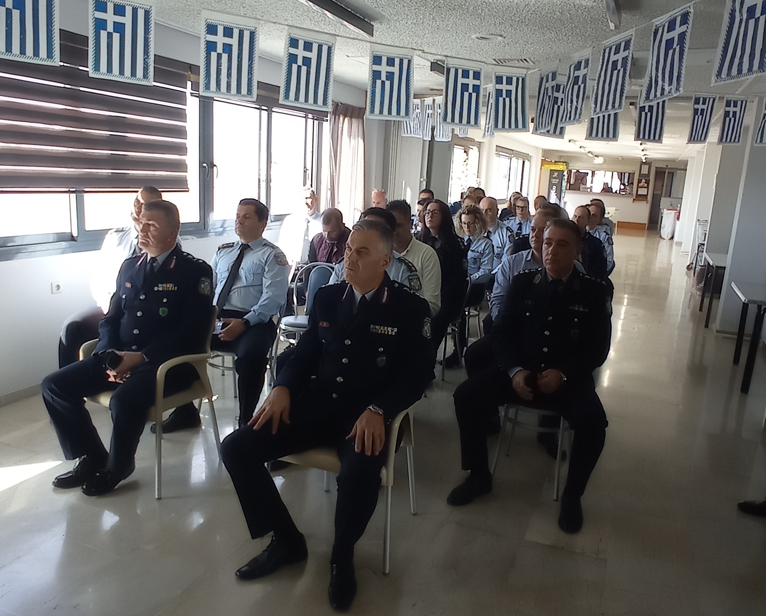 Πάτρα: Εκδήλωση της ΕΛ.ΑΣ για την εκφώνηση του πανηγυρικού λόγου στο πλαίσιο του εορτασμού της 28ης Οκτωβρίου