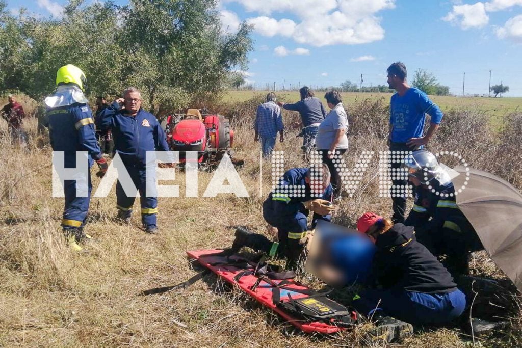Δυτ. Ελλάδα: Σοβαρό ατύχημα με τρακτέρ - Τραυματίστηκε αγρότης (ΦΩΤΟ)