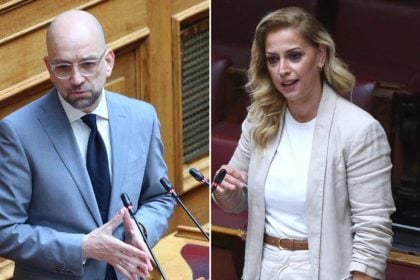 Ο Μπάρκας κατήγγειλε τη Χρηστίδου για απειλή ξυλοδαρμού: «Αν ξαναγελάσεις ενώ μιλάω θα σου σπάσω τα μούτρα»
