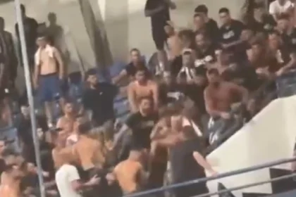Πάτρα: Μπλόκα της ΕΛ.ΑΣ για να σταματήσει "θερμούς" οπαδούς από το Μαυροβούνιο να φθάσουν Αθήνα ΒΙΝΤΕΟ