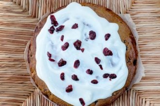 Τούρτα με cranberries