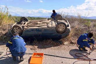 Διασωληνώθηκε ο τραυματίας του τροχαίου στον Αχελώο - Κρίσιμη η κατάστασή του