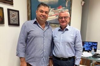 Εκλογές ΔΕΕΠ ΝΔ Αχαΐας: Ο Γιώργος Γραμματίκας με τον Αντώνη Κουνάβη