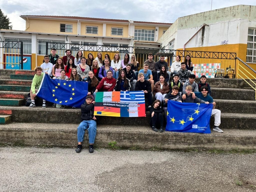 Μαθητές από την Ιρλανδία στο Λύκειο Καστριτσίου