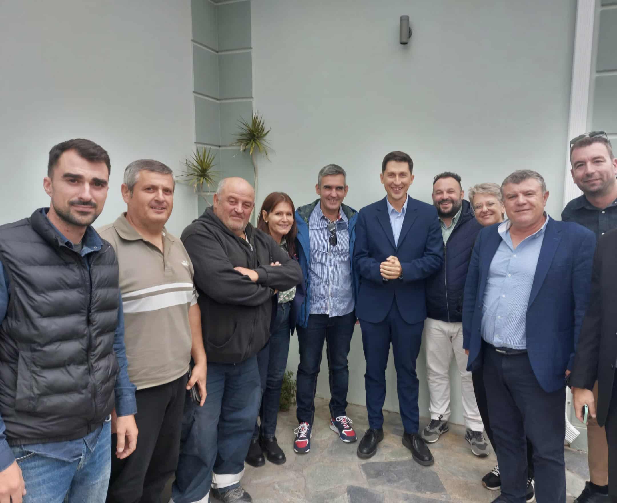 Πάτρα: Κλιμάκιο του Τομέα Εργασίας με επικεφαλής τον Παύλο Χρηστίδη (ΦΩΤΟ)