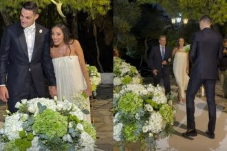 Ιωάννης Παπαπέτρου: Ο πρώην μπασκετμπολίστας του Παναθηναϊκού παντρεύτηκε την αγαπημένη του, Ναυσικά Νικοδήμου