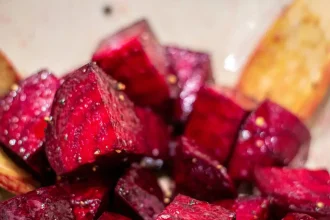 Ψητά παντζάρια με γλάσο βαλσαμικού ξυδιού