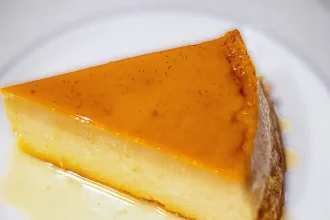 Φλαν βανίλιας με άρωμα πορτοκάλι