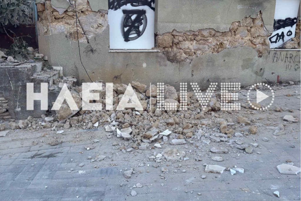 Πύργος: Κατέρρευσε κτίριο, από καθαρή τύχη δεν υπήρξαν θύματα - Απίστευτες εικόνες!