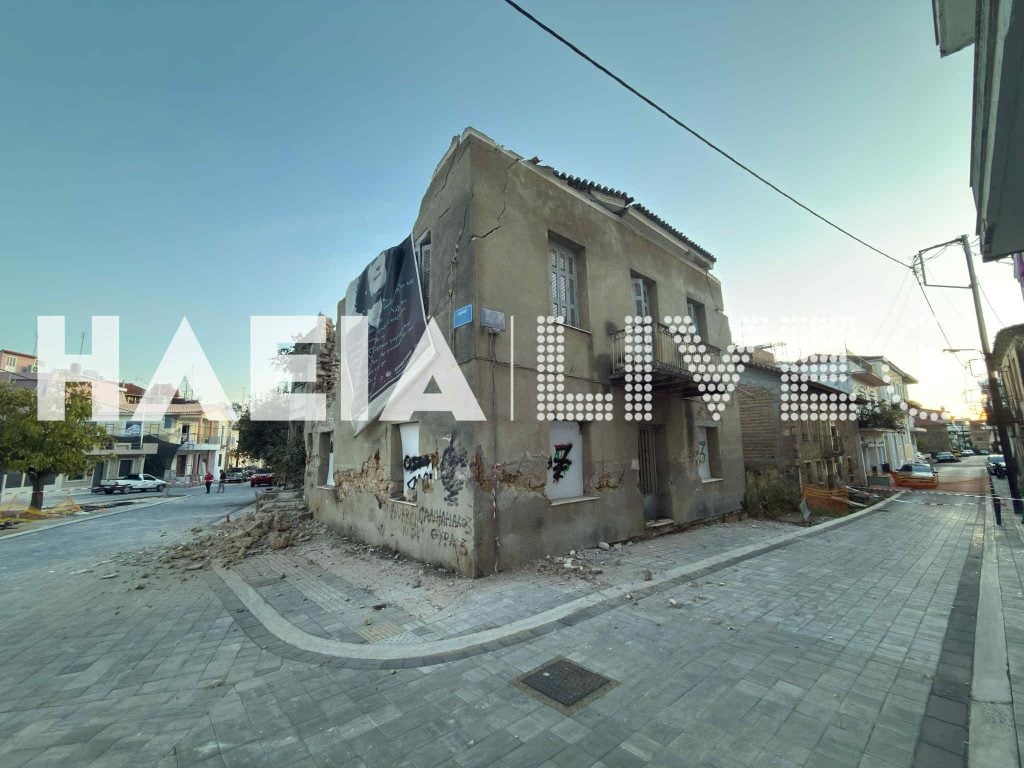 Πύργος: Κατέρρευσε κτίριο, από καθαρή τύχη δεν υπήρξαν θύματα - Απίστευτες εικόνες!