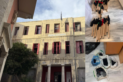 Ηράκλειο: Έξι συλλήψεις για την επίθεση στον Μάκη Βορίδη- Βρέθηκαν καδρόνια, σφυριά και μάσκες  στην κατάληψη του «Ευαγγελισμού»