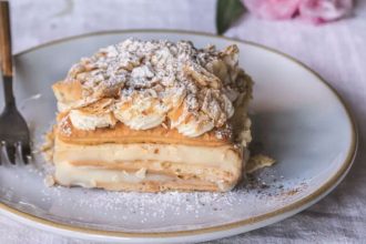 Εύκολο μιλφέιγ με cream crackers