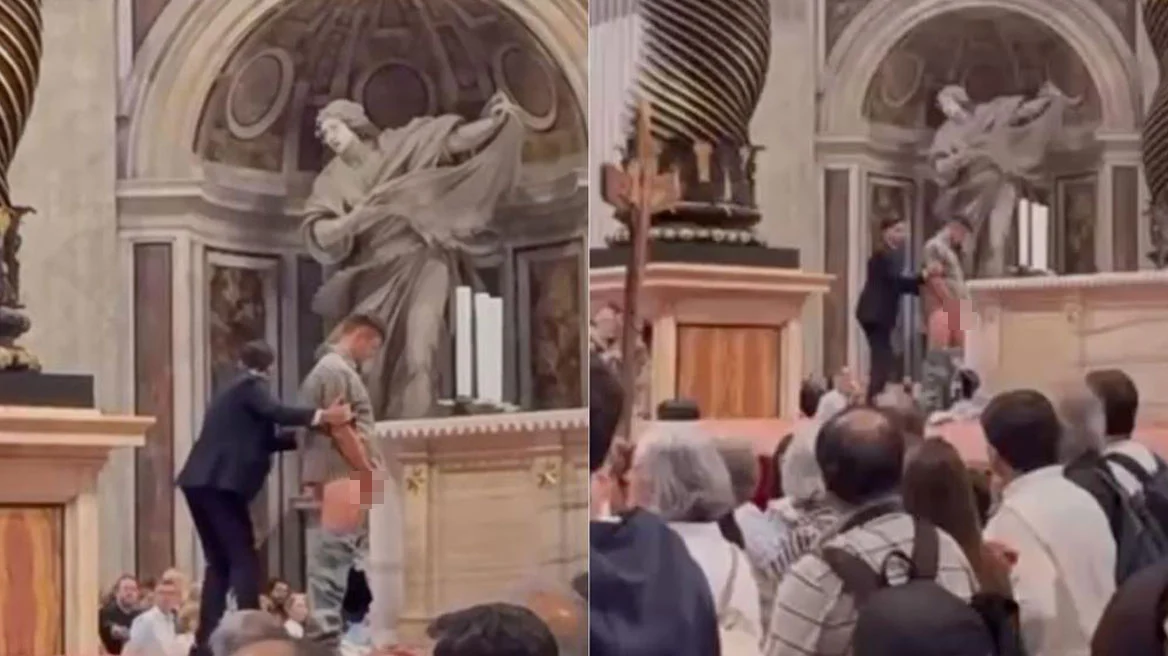 Συνελήφθη νεαρός στο βατικανό που ούρησε μέσα στη Βασιλική του Αγίου Πέτρου
