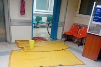 Η σφοδρή κακοκαιρία «χτύπησε» και το νοσοκομείο Μεσολογγίου ΦΩΤΟ