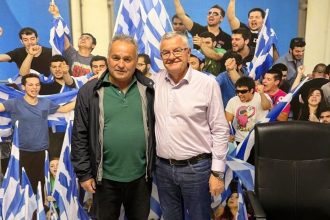 Εκλογές ΔΕΕΠ ΝΔ Αχαΐας: Ο Οδυσσέας Μαγκαφάς με τον Αντώνη Κουνάβη