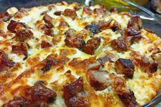 Ομελέτα με σουβλάκια