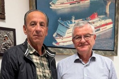 Εκλογές ΔΕΕΠ ΝΔ Αχαΐας: Ο Γιάννης Παπακωνσταντίνου με τον Αντώνη Κουνάβη