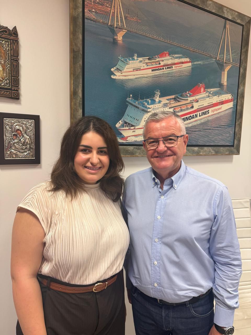 Και η Θεοδώρα Ρογδάκη με τον Αντώνη Κουνάβη