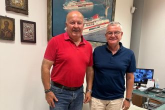 Εκλογές ΔΕΕΠ ΝΔ Αχαΐας: O Χρήστος Σουγλέρης με τον Αντώνη Κουνάβη