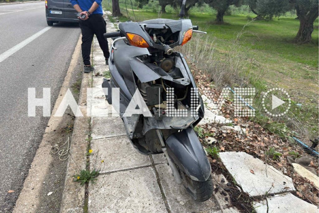 Πύργος: Σοβαρός τραυματισμός δικυκλιστή σε τροχαίο (ΦΩΤΟ)