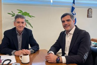 Συνάντηση του Πολιτευτή ΝΔ Αχαΐας Ανδρέα Τσώκου με τον Δήμαρχο Δυτικής Αχαΐας Γρηγόρη Αλεξόπουλο